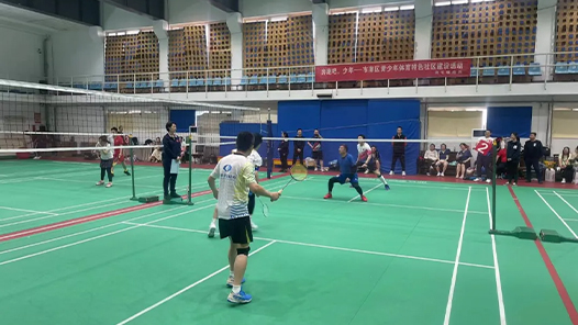 青岛市市南区总工会举办职工羽毛球比赛